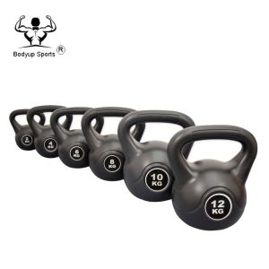 Sand Filled Fitness Equipment Kettlebells Plastic Cement Kettlebell