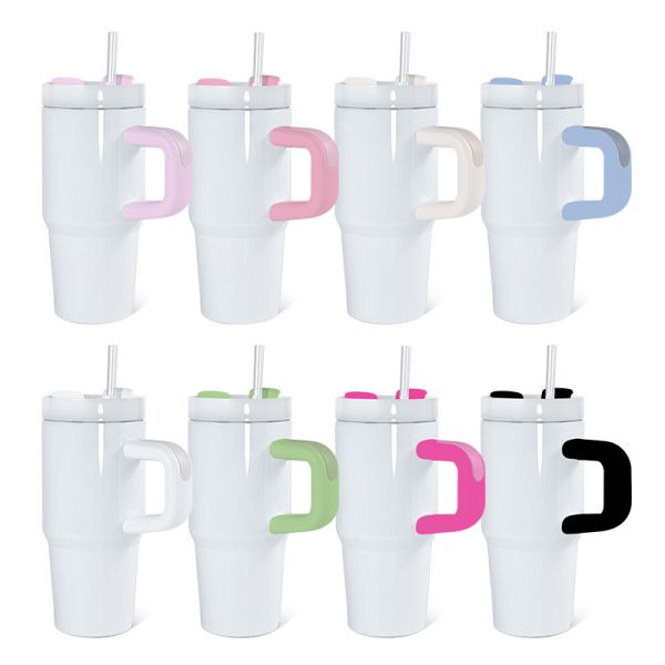 Stainless Steel Insulated 14oz Sublimation Handle Car Cup Portable Sublimation