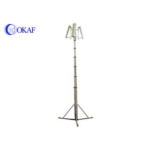 High Strength Aluminum Alloy Telescopic Mast Pole Pneumatic Antenna Pole