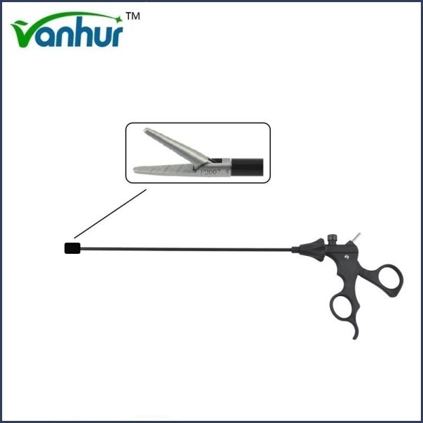 5mm Laparoscopic Fenstrated Single Action Grasping Forceps with Reusable HF2007