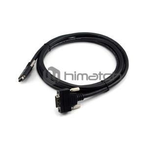 High Flexible MDR 26pin To SDR 26pin Power Over Cable with Thumbscrews locking
