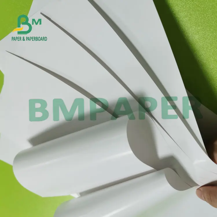 Two Sides Couche Art Silk Gloss Paper 20# Coated Glossy High Whiteness For Printing