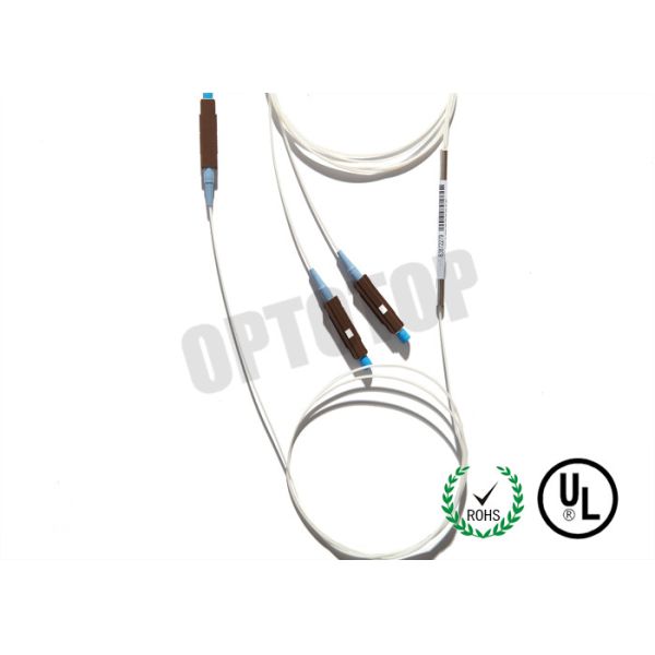 MU / UPC Dual Window Coupler 0.9 mm 1 x 2 For Long - Haul Telecommunications