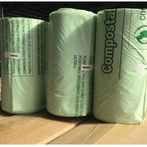 CUSTOMIZED COMPOSTABLE VEST CARRIER BAG, Foldable Compostable Plastic Vest