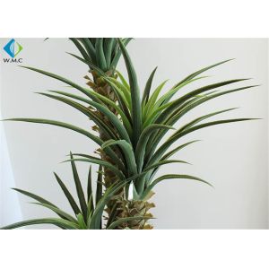 Aloe Gladiolus Leaf Artificial Bonsai Tree , Plastic Artificial Agave Plant