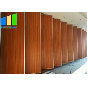 Customized Aluminum Melamine Folding Removable Partition Walls For Hotel