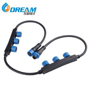 DTEAM-START LED Street Light Power Module Waterproof 4 Branch Cable Connector