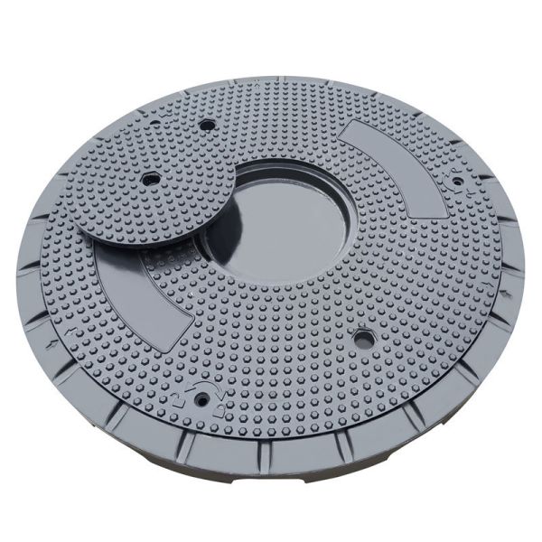 Buy Reinforced Fiberglass Sewer Cover , Plastic FRP Sewage Manhole Cover at wholesale prices