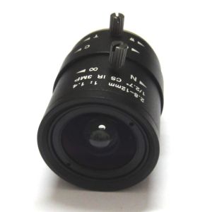 HD 3mp 2.8-12mm cctv lens, CS Mount, Manual Focal Lens, IR 1/2.7" 1:1.4 F1.4 for