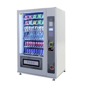 School/Office/Park ISO9001 Touch Screen Snack and Drink Vending Machine for Gym