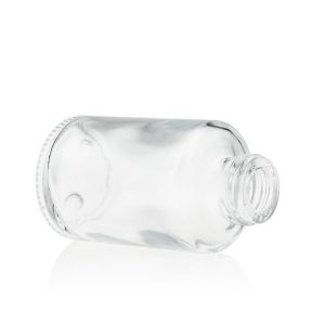 30ml Round Shape Glass Empty Foundation Bottle With Press Pump