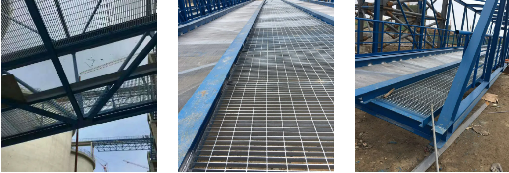 Hot DIP Galvanized Q235B Steel Bar Grating Serrated Heavy Duty Metal Grating Customizable for Wet and Slippery Situations