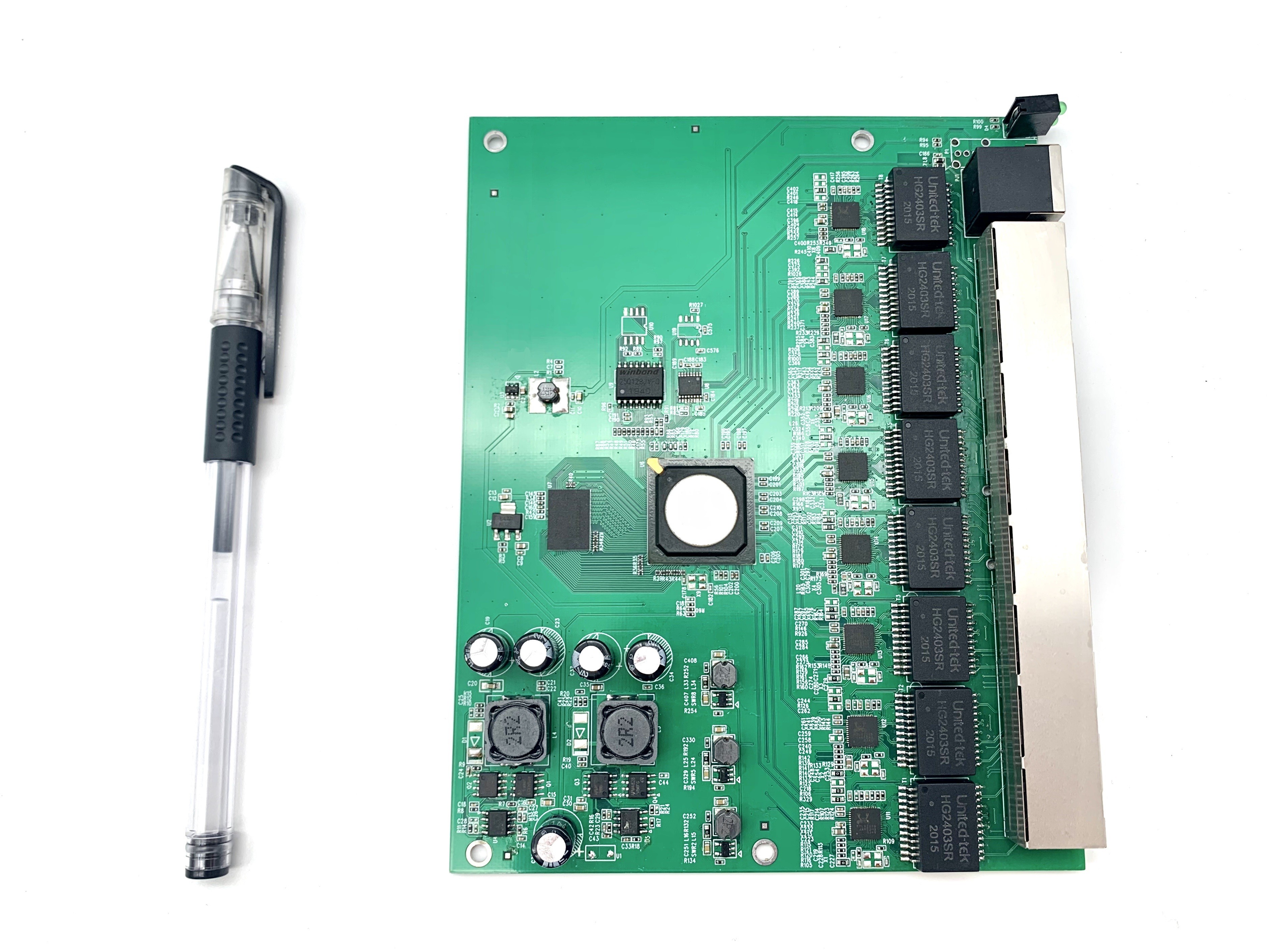 8*2.5G Base-T BASE-R Industrial Ethernet Module Highly Integrated 130mm×175mm