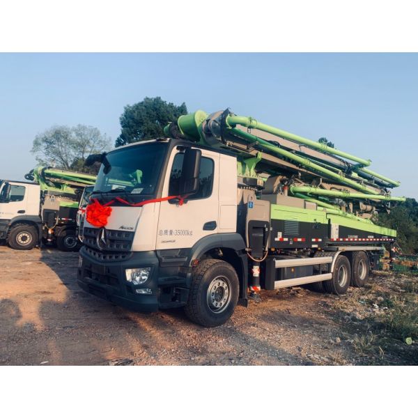 2021 New Zml 52m Concrete Pump Truck Concrete Boom Pump Heavy Equipment