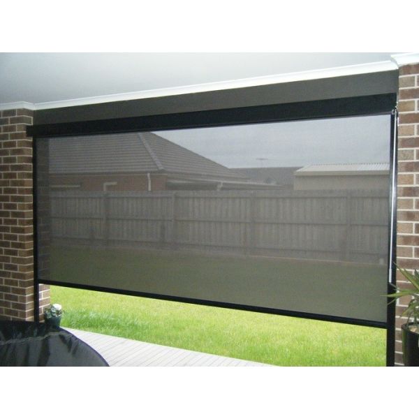 Buy Waterproof Zip Track Outdoor Blinds Remote Control  Wind Resistance at wholesale prices