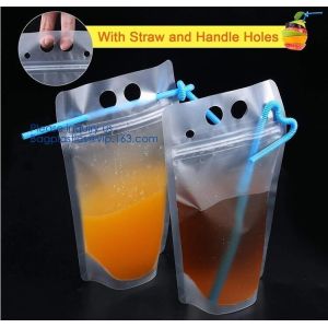 Biodegradable Liquid Packaging Leakage Proof Pouch Custom Printed Stand Up
