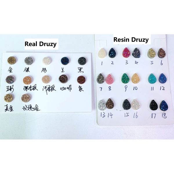 Resin Druzy Handmade Beads Bracelets Pink Star Butterfly For Girl