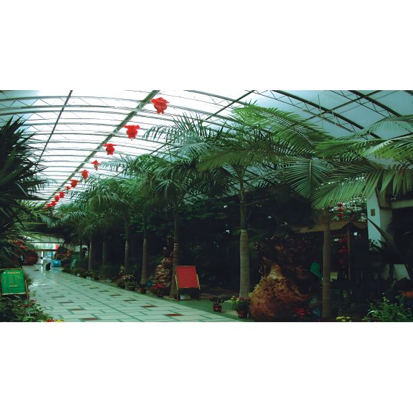 2.1m*5.8m colorful 3mm to 20mm PC Hollow Sheet SGS Certified and Environmentally Friendly