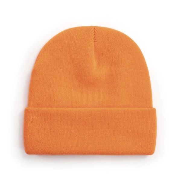 Buy Korean Wool Acrylic Knit Beanie Hats Elastic Skullies Cap at wholesale prices