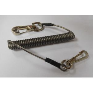 Quality Protecton coil leash with high quality snap hooks 2pcs custom request coil size and type for sale