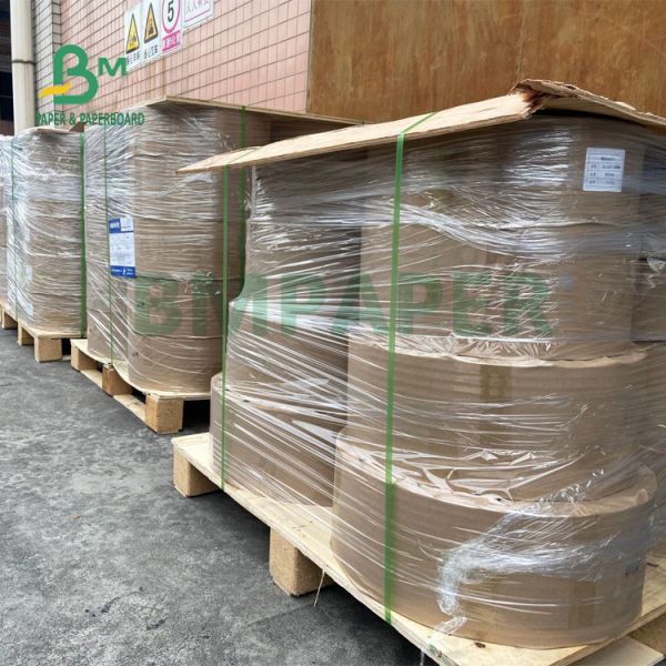 270gsm  31" X 150m Kraft Paper Rolls For Packing Box High Strength