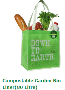 Compostable disposable biodegradable plastic garbage bag, Environment Friendly