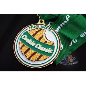 China 5k Or 1K Mini Marathon 3D Design Custom Sports Medals Soft Enamel Hard Enamel Filling In Medallon on sale