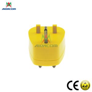 Yellow ABS Antistatic 1M Resistor ESD Boding UK Plugs
