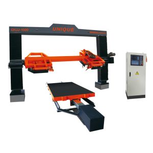 CNC Circular Slab Stone Edge Cutting Machine for Processing Hollow Column