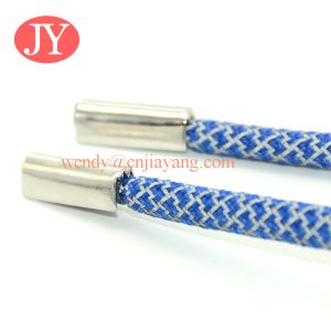 jiayang Nickle free and lead free hot sale metal aglets shoelace with custom
