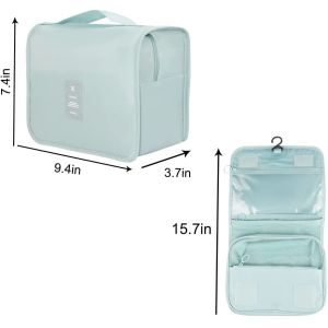 High quality lager capacity multiple compartments toiletry bag
