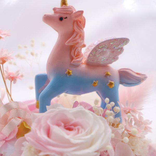 Decorative Glass Flower Box Customized Color Gift For Marriage Proposals