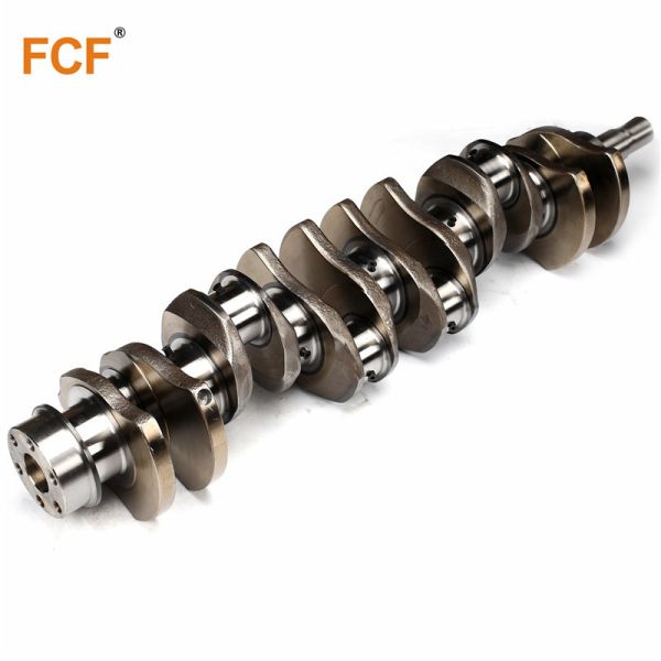Buy S6D105 Excavator Forged Steel Crankshaft Steel Crank 6136-31-1010 6136-31-1110 at wholesale prices
