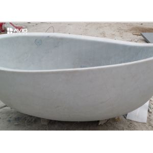 Comfotable Nature Marble Stone Bathtub Customized Materials And Shapes