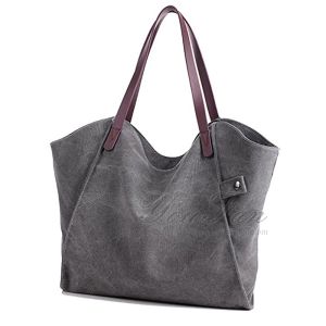 Weekend Shopping Bag Work Bag Canvas Shoulder Bag