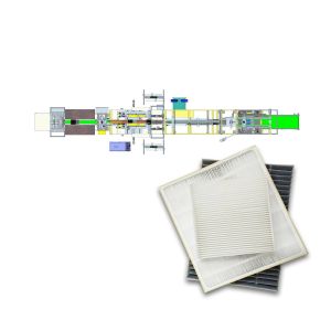 15KW HVAC Filter Making Machine 350mm Air Filter Screen Production