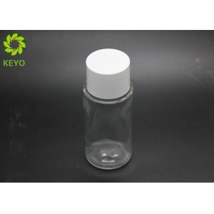 100ml Flat Shoulder Body Oil Glass Bottle With Screw Cap