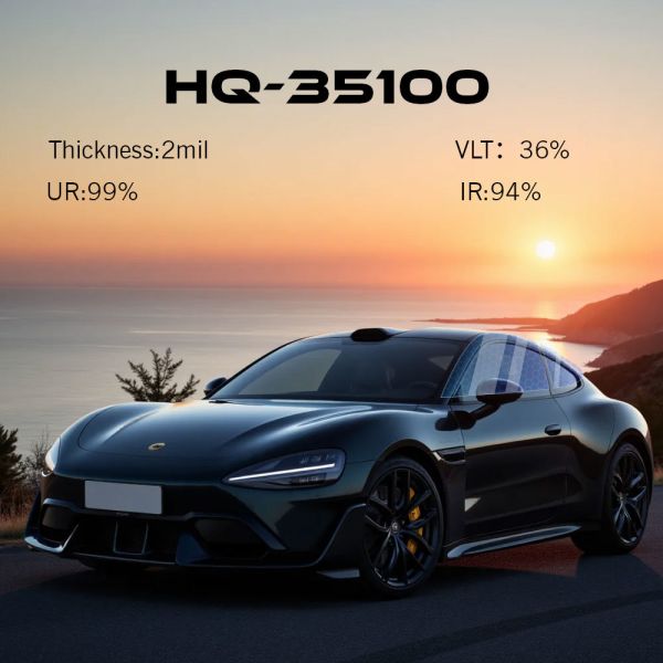 Buy High Performance 36% VLT 94% IRR Customized Window Film Self Healing PPF Film at wholesale prices