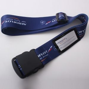 Safety Personalised Luggage Straps Adjustable With Polyester Cotton Material