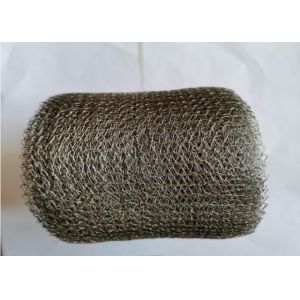 99% Filter Knitted Stainless Steel Mesh 25-400mm Sample Avaliable