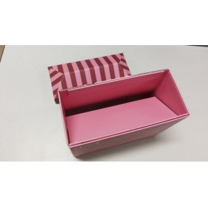 Beautiful design customized rigid paper folding box cardboard base and lid