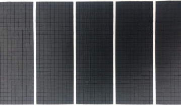 Buy Fire Retardant Black Mylar Roll Plastic 4*4mm Square Mould Die Cutting at wholesale prices