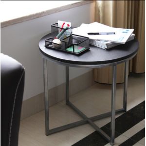 Small End Round Metal Coffee Table With Metal Legs For Showroom 450 * 480mm