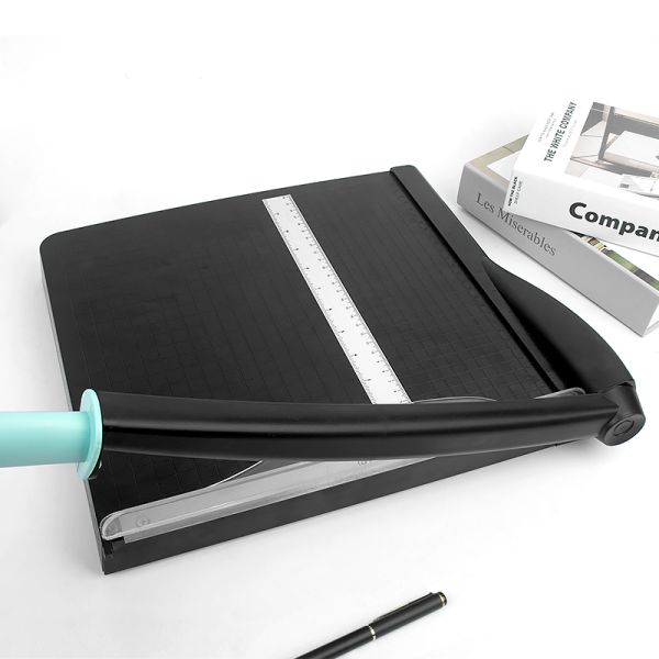 Office Equipment Manual A4 Paper Trimmer with 12" Cut Length and 10 Sheet Capacity