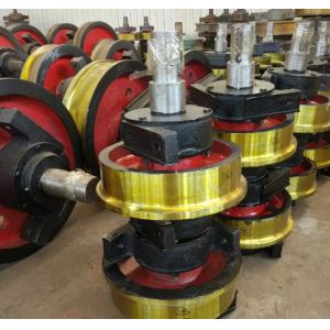 Heavy Industry Single Casting Forge Crane Wheel