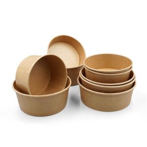 Disposable Takeaway Paper Cup Bowl Packaging Custom Printed