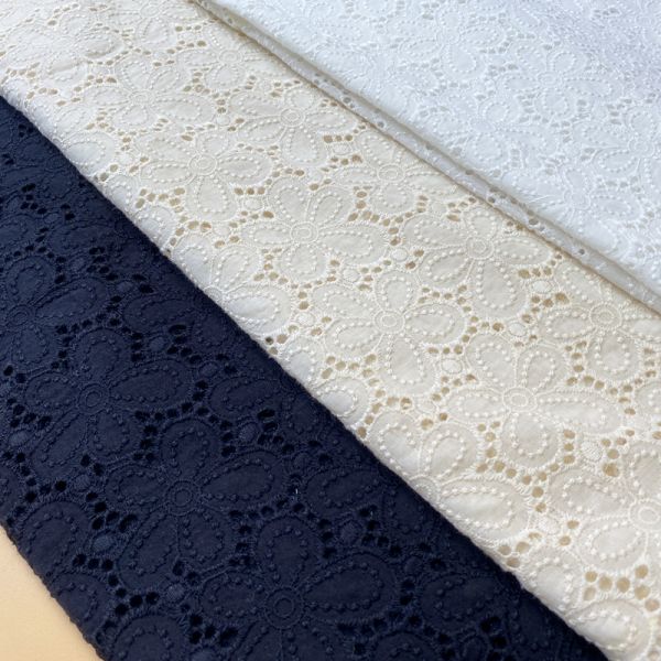 Factory sale Coloful Handmade DIY Clothes Accessories Embroidered Cotton Lace Fabric