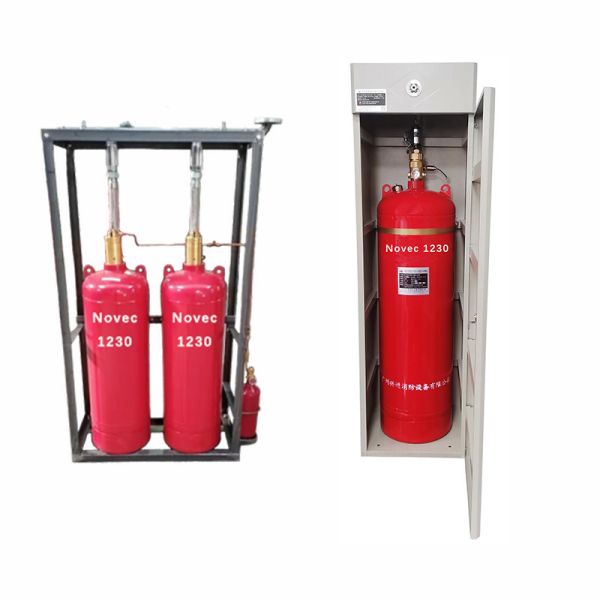 Red NOVEC1230 Fire Suppression System for Ambient Temperature 0-50C with Online Technical Support