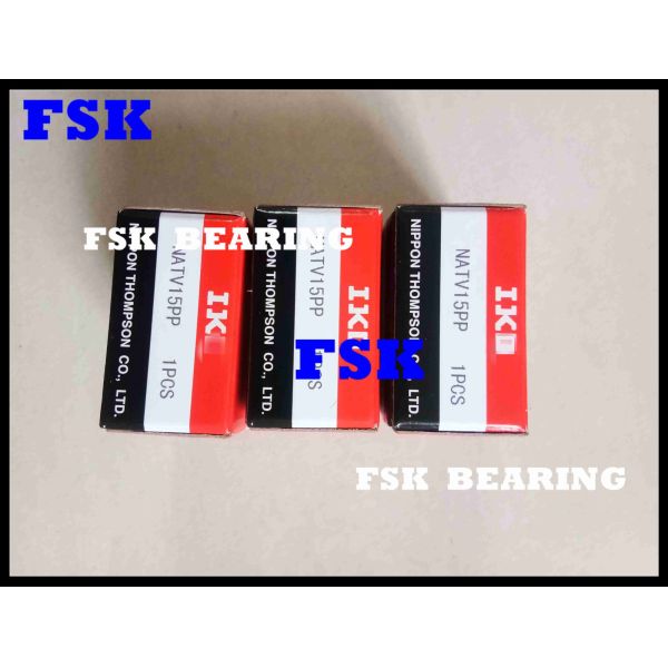 Yoke Type NATV10 NATR12 NATV15 PP Needle Bearing With Axial Guidance , Full