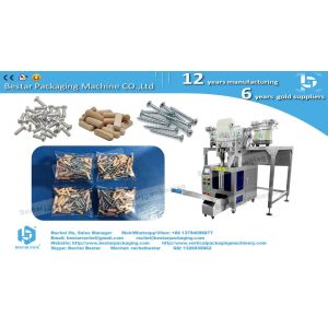 Automatic counting and sachet packing machine for hardwares